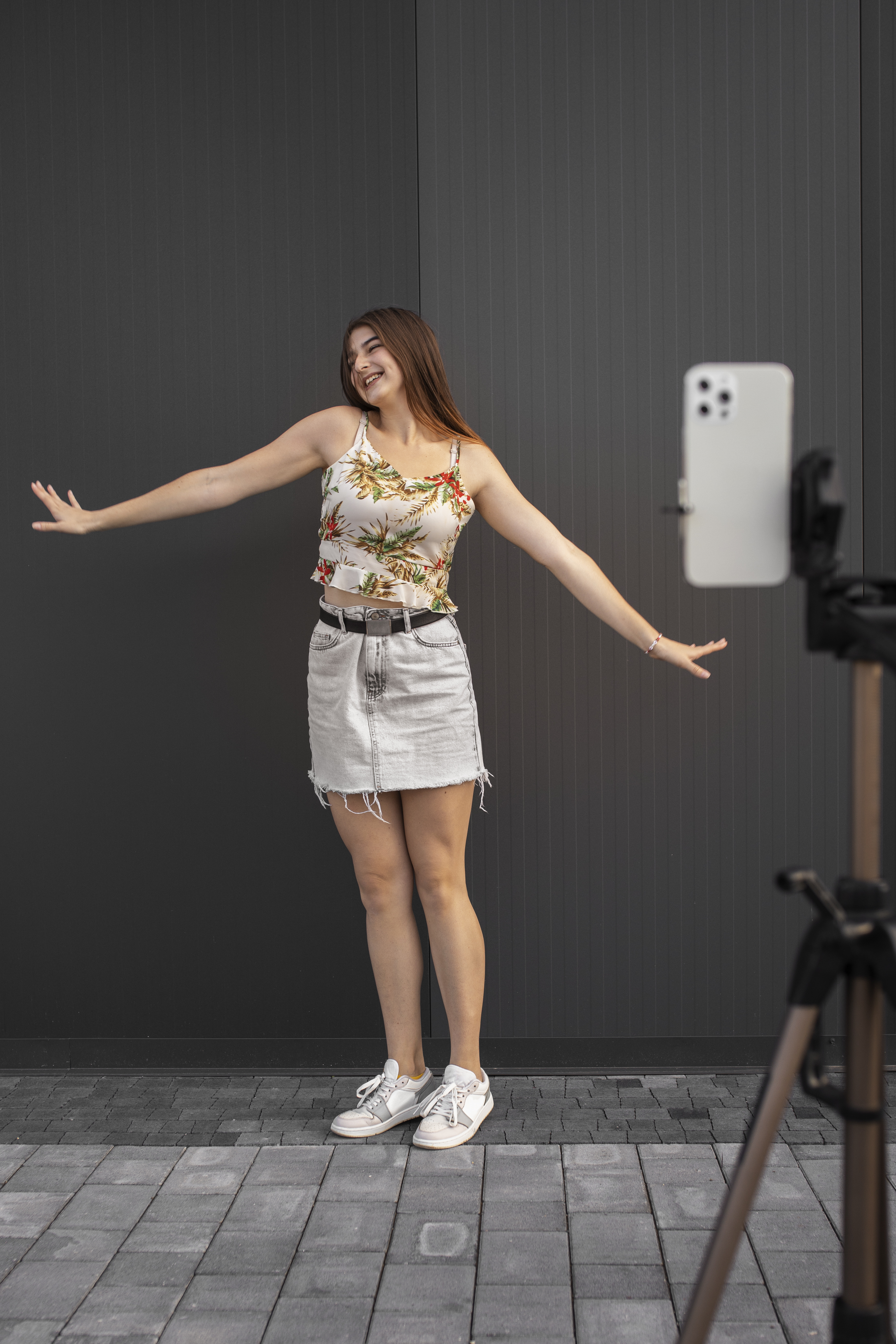 Professional reel shoot studio in Mumbai with 4K video cameras, professional lighting, green screen, and video production equipment